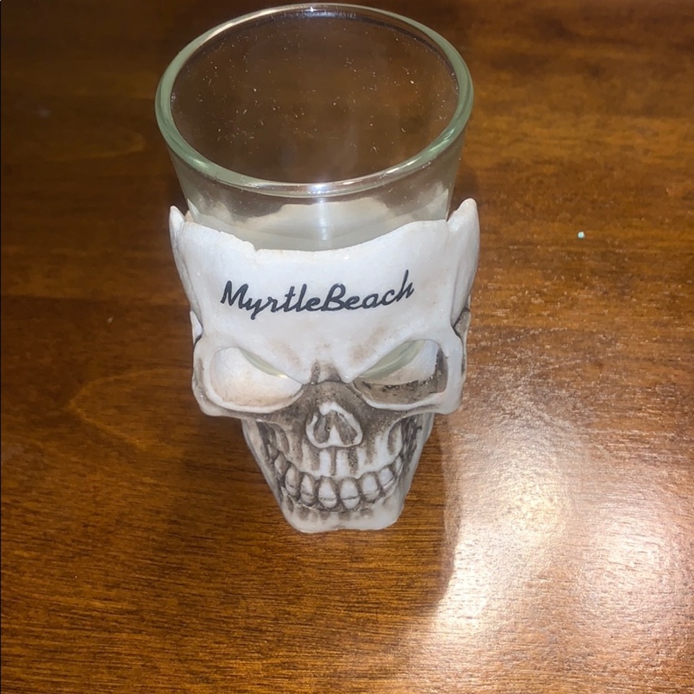 MYRTLE BEACH SKULL SHOT GLASS